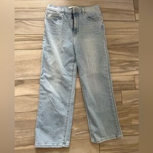 Joe's Jeans Light Blue Wide leg crop
